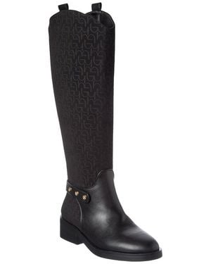 Byblos Logo Boot - Black