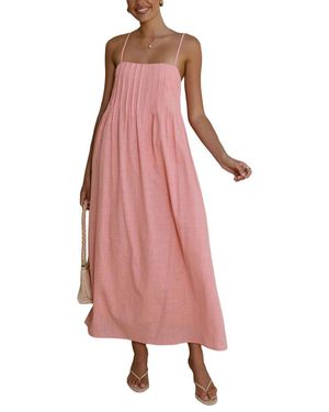 DELI S Solid Maxi Dress - Pink