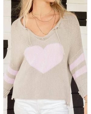 Wooden Ships Lover Long Sleeve Top - Natural