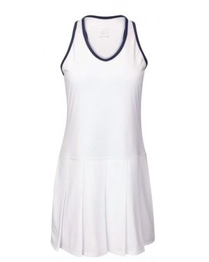 Club & Court Kelly Racerback Dress - White