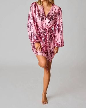 BuddyLove Adeline Sequin Dress - Red