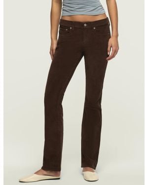 Lucky Brand Mid Rise Corduroy Sweet Boot - Brown