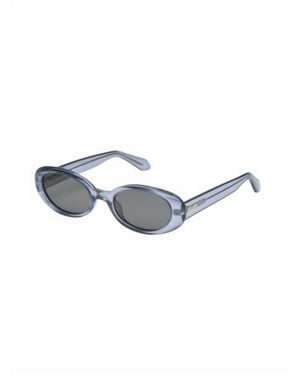 Quay Felt Cute Sunglasses - Blue