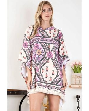 Blue Velvet Positive Thoughts Top - Pink
