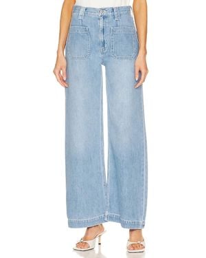 eTica Devon High Rise Wide Leg Jean - Blue