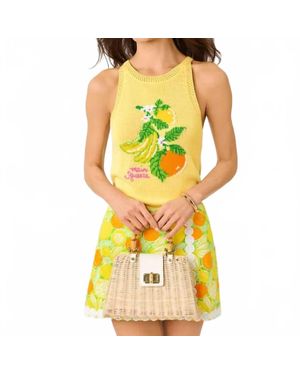 Lilly Pulitzer Emra Sweater Tank Top - Yellow