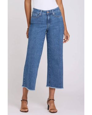 NYDJ Teresa Wide Leg Jeans - Blue