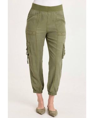 XCVI Olexa Twill Banded Cargo Pant - Green