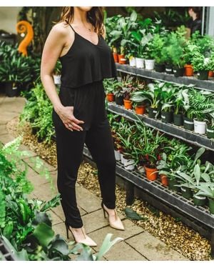 BB Dakota One And Done Racerback Jumpsuit - Green