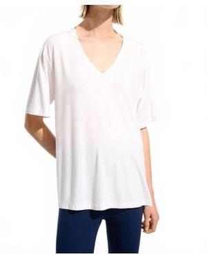Joseph Ribkoff Tunic Short Sleeve Sweater - White