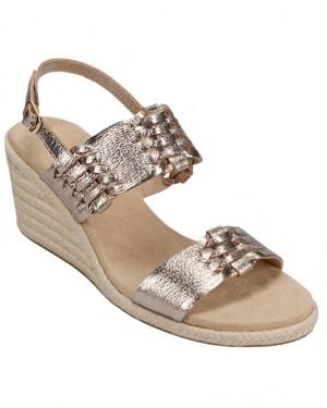 Vaneli Laleh Espadrille Wedge Sandal - Metallic