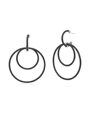 Alor Triple Drop Hoop Earring - Metallic