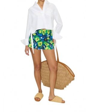 Simon Miller Mina Linen Short - Blue