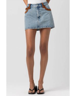 Blank NYC Rodeo Drive Denim Mini Skirt - Blue