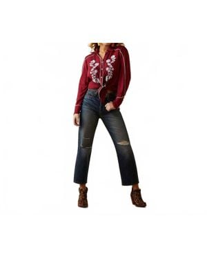 Ariat Ultra High Rise Tomboy Straight Jean - Black