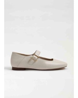 Sam Edelman Michaela Mary Jane Flats - White