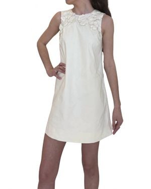 mestiza Juniper Shift Mini Dress - White