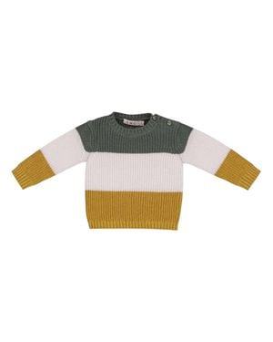 EMC Girl's Jacquard Knit Sweater - Multicolor