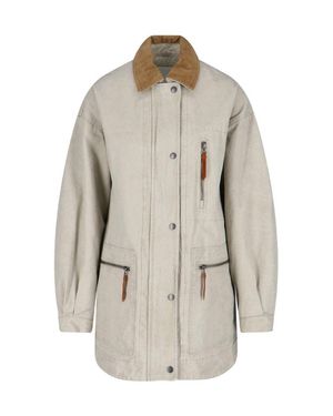 Isabel Marant Kimelia" Work Jacket - White