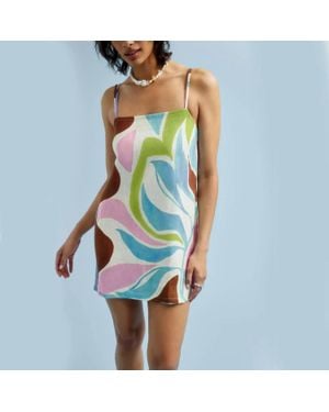 Vitamin A Delia Mini Dress - Blue