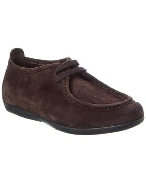Theory Wallabee Suede Moccasin - Brown