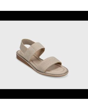 Vaneli Bordy Elastic-Strap Sandal - Black