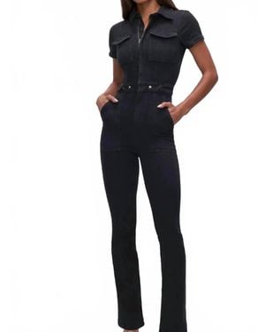 GOOD AMERICAN Fit For Successs Jumpsuit - Blue
