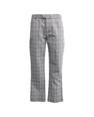 Isabel Marant Etoile Plaid Pants - Gray