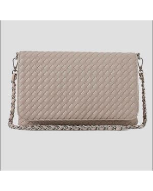Haute Shore Lexi Woven Convertible Clutch - Natural