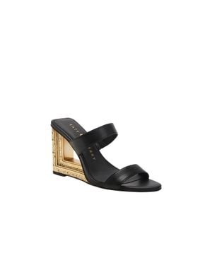 Katy Perry Framing Wedge Two Band Sandals - Black