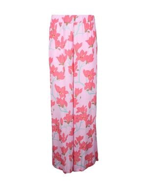 Semicouture Chiffon Pants - Pink