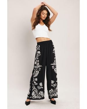 TRUEDAMES Riviera Woven Pants - White
