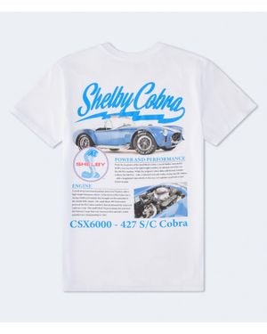 Aéropostale Shelby Cobra Power Relaxed Graphic Tee - Blue