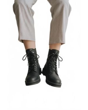 Sorel Hi-Line Lace Boot - Black