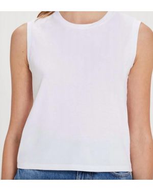 Goldie Lewinter Organic Sleeveless Tee - White