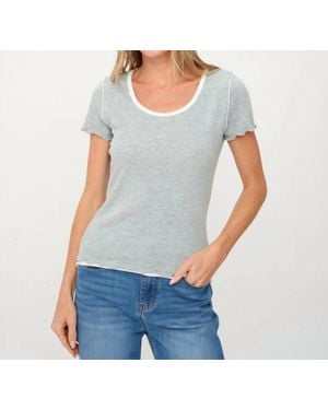Six Fifty Tessa Layered Tee - Gray