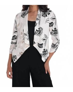 FRANK LYMAN Linen Jacket - Black