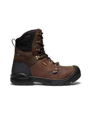 Keen Independence 8" Work Boot Eh Carbon Toe Insulated Wp Gbnc1201 - Brown