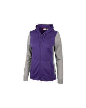 Clique Helsa Sport Colorblock Lady Full Zip Jacket - Purple