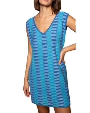 Anna Cate Madelyn Dress - Blue