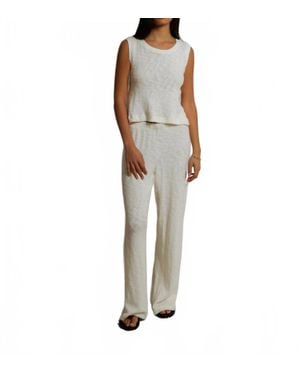 PERFECTWHITETEE Kala Crop Tank Top - White
