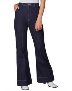 Lola Jeans Stevie High Rise Flare Jeans - Blue