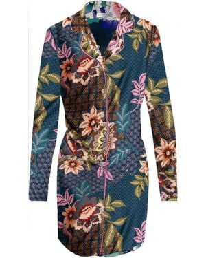 Johnny Was Delfino Long Sleeve Shirt - Blue