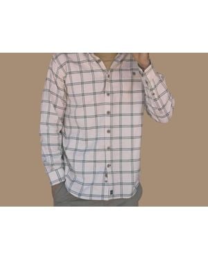 Southern Marsh Cedar Park Windowpane Flannel - Gray