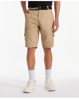 Ecko' Unltd The Leader Belted Cargo Short - Natural