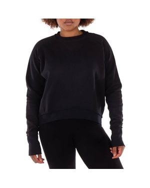 The Good Tee Sustainable Cozy Crewneck Sweatshirt - Black
