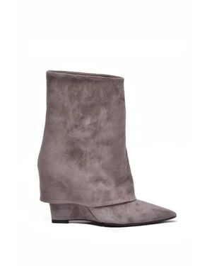 Sergio Levantesi Leather Ankle Boot - Brown