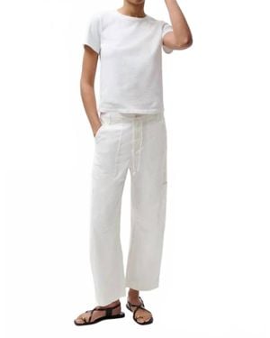 Pistola Sabrina Curved Utility Pants - White