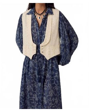 MAISON HOTEL Ciel Brode Florence Vest - Blue
