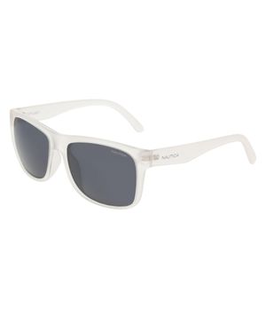Nautica Modified Rectangle Sunglasses - Red